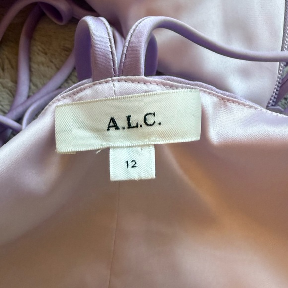 A.L.C. Ari Pleated Crop Camisole in Crocus Petal Size 12 - Picture 12 of 13